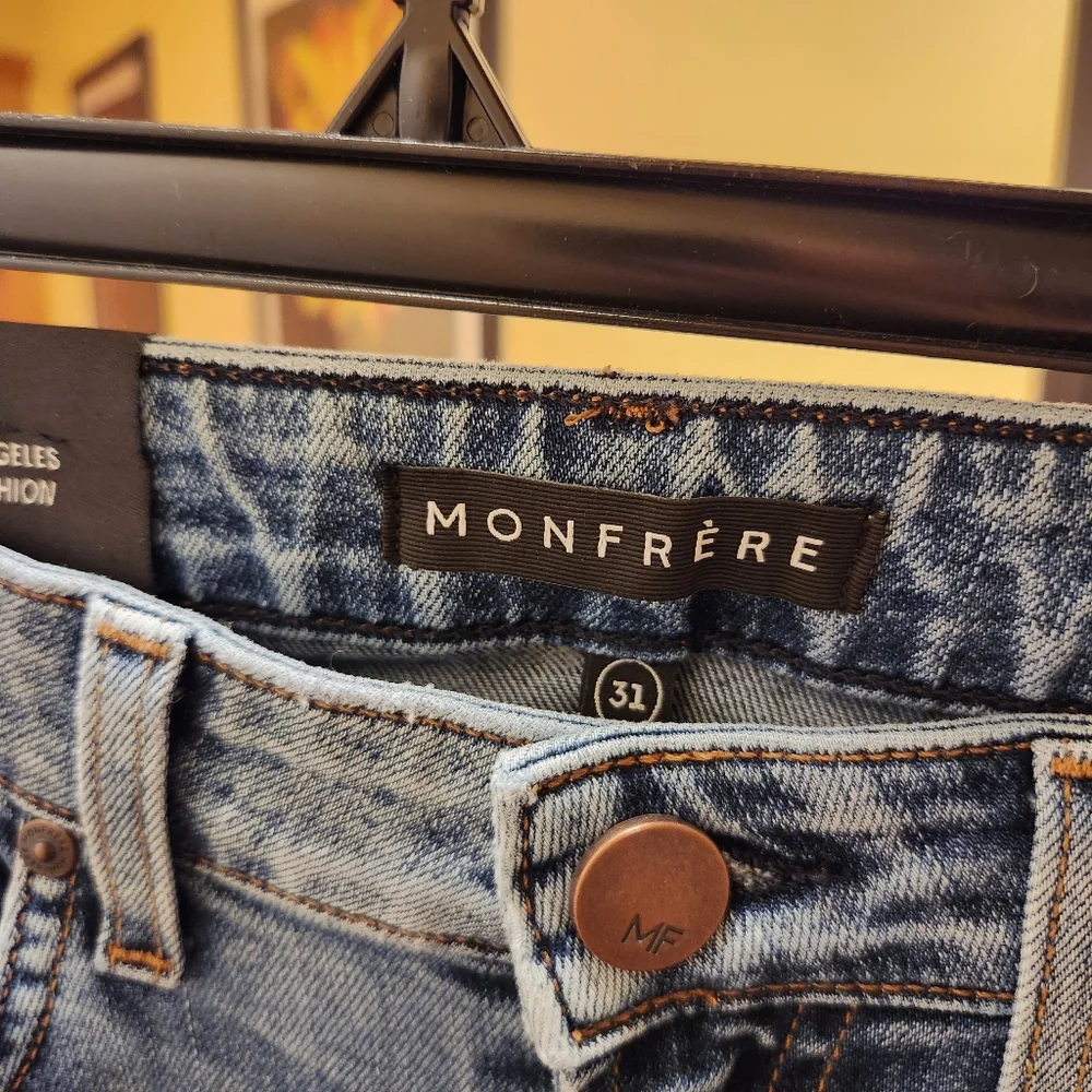 Monfrere Greysone Distressed Skinny Jean 👖 New